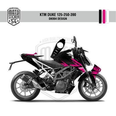 KTM Duke v2 DK004 Design Görsel Siyah Pembe