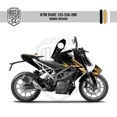 KTM Duke v2 DK004 Design Görsel Siyah Yaldız