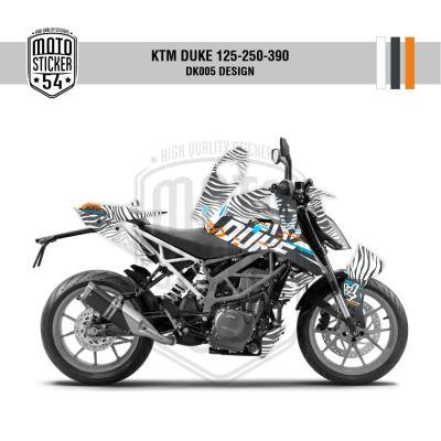 KTM Duke v2 DK005 Design Görsel Beyaz
