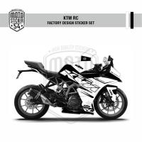 KTM RC 17-21 Factory Design Görsel Beyaz Siyah