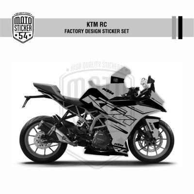 KTM RC 17-21 Factory Design Görsel Gri Siyah