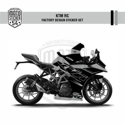 KTM RC 17-21 Factory Design Görsel Siyah Gri