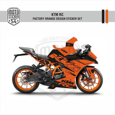 ktm rc factory orange design görsel 1