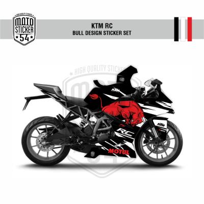 KTM RC v1 Bull Design Görsel Siyah