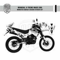 Mondial X-treme MAXX 200i Monster Energy Design KM Görsel Beyaz 1