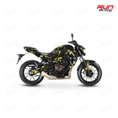 MT 07 GLİCHT SİYAH SARI