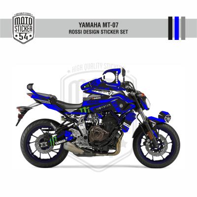 Yamaha MT-07 Rossi Design Mavi Görsel 1