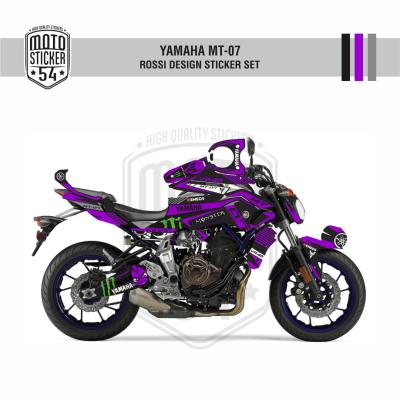 Yamaha MT 07 Rossi Design Mor Görsel 1