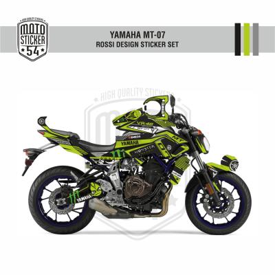 Yamaha MT 07 Rossi Design Yeşil Görsel 1