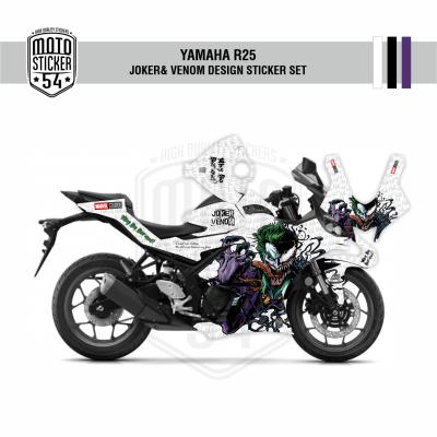 Yamaha R25 2019 Joker & Venom Design Beyaz