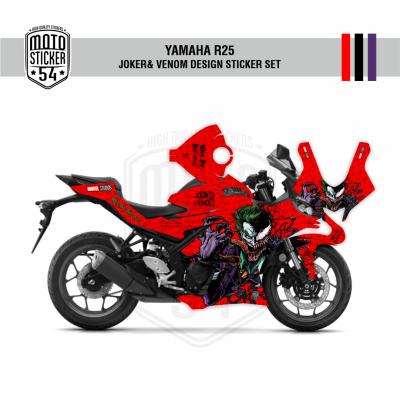 Yamaha R25 2019 Joker & Venom Design Kırmızı