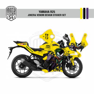 Yamaha R25 2019 Joker & Venom Design Sarı