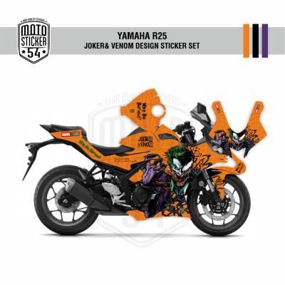 Yamaha R25 2019 Joker & Venom Design Turuncu