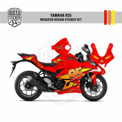 Yamaha R25 2019 McQueen Design Görsel Kırmızı