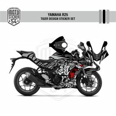 Yamaha R25 2019 Tiger Design Görsel Gri 1