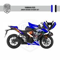 Yamaha R25 Eski Kasa Joker Design Görsel Lacivert Beyaz