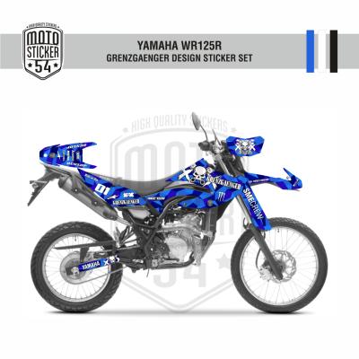 Yamaha WR125R Grenzgaenger Design Görsel Mavi 1
