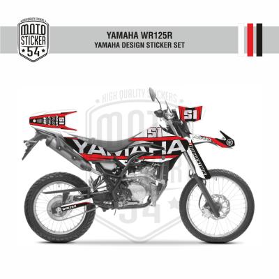 Yamaha WR125R Yamaha Design 51 Yeni Kalıp Görsel Kırmızı 1