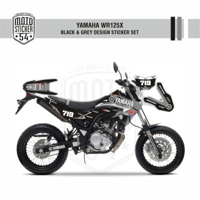 Yamaha WR125X Black & Grey Design Görsel 1