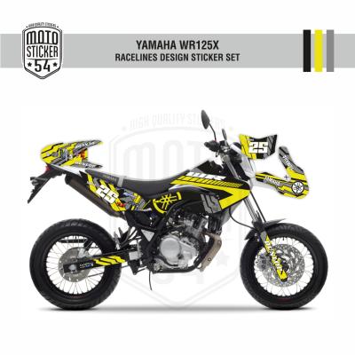 Yamaha WR125X Racelines Design Görsel Sarı 1