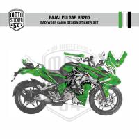 Bajaj Pulsar RS200 Bad Wolf Camo Design Görsel Yeşil