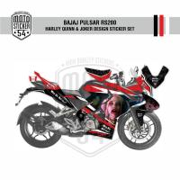 Bajaj Pulsar RS200 Harley Quinn & Joker Design Görsel Kırmızı