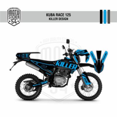KUBA RACE 125 KILLER DESIGN AÇIK MAVİ