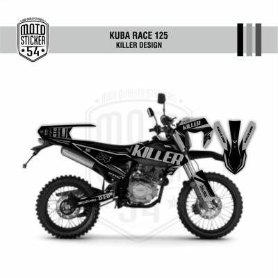 KUBA RACE 125 KILLER DESIGN GRİ
