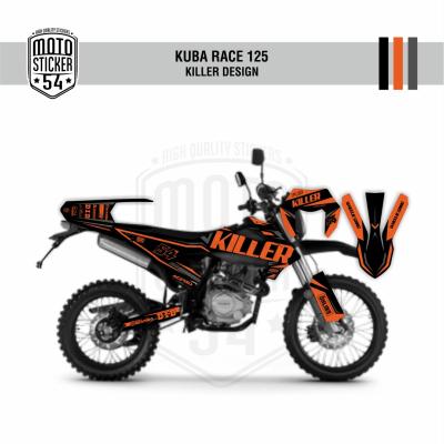 KUBA RACE 125 KILLER DESIGN TURUNCU