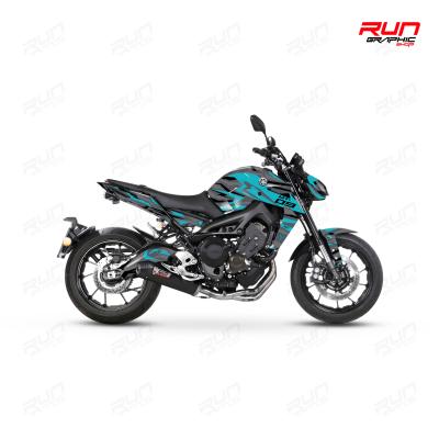 MT 09 KARMA GRİ TURKUAZ