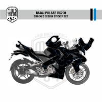 RS 200 CRACKED DESIGN SİYAH- MAVİ