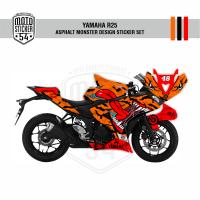 Yamaha R25 Asphalt Monster Design Görsel Turuncu