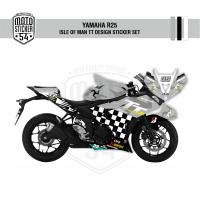 Yamaha R25 Eski Kasa Isle of Man TT Design Görsel Gri